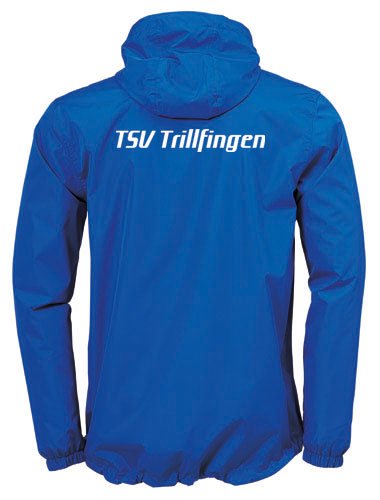 100520202_tsvtril Regenjacke inklusive TSV Trillfingen / Vereinswappen / Namen/kürzel back