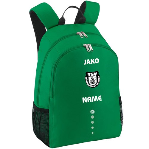 185006_tsvwbj Rucksack Classico mit Seitlichen Nassfächern Inklusive Vereinswappen / Namenskürzel