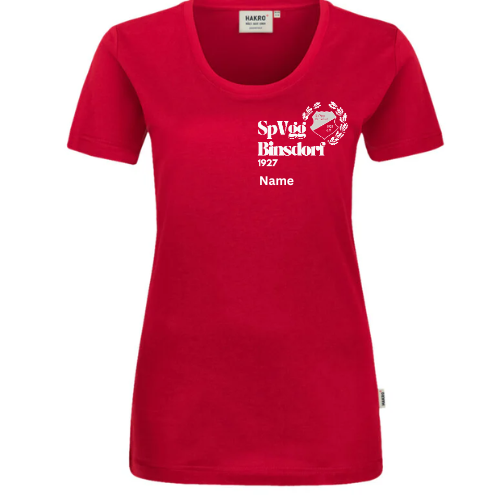 Damen Shirt Inklusive SpVgg Bisndorf mit Wappen Druck und Großer Rückendruck