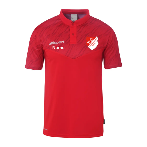 Polo mit Vereinsnamen TSG Wittershausen / Vereinswappen / Sponsoren sowie Eigener Name