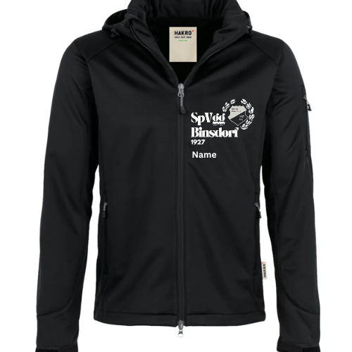 Softshelljacke Inklusive SpVgg Bisndorf mit Wappen Druck