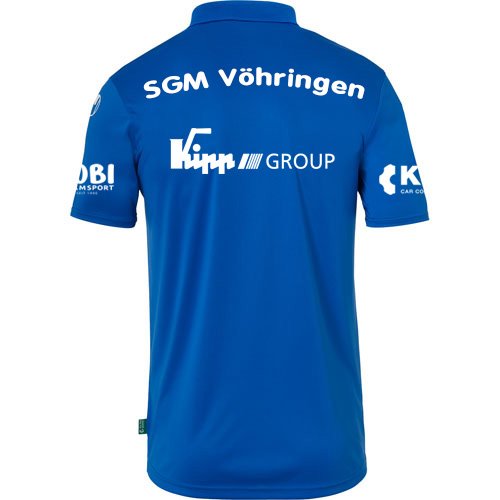 100527403_sgmv Score 26 Poly Polo Shirt Inklusive SGM Vöhringen / Vereinswappen / Namenskürzel und 2 Sponsoren back