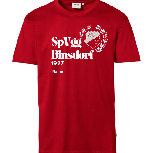 Shirt ( 521 ) Inklusive SpVgg Binsdorf mit Wappen Großer Brustdruck