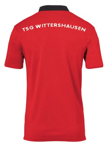 100221304_tsgwih Offense 23 Polo Shirt TSG Wittershausen / Vereinswappen / Namenskürzel back