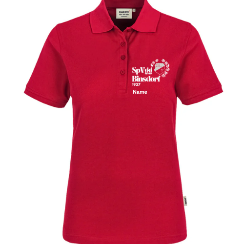Frauen Polo Inklusive SpVgg Bisndorf mit Wappen Druck