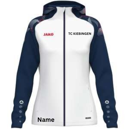 Damen Kapuzenjacke Inklusive Brustdruck TC Kiebingen